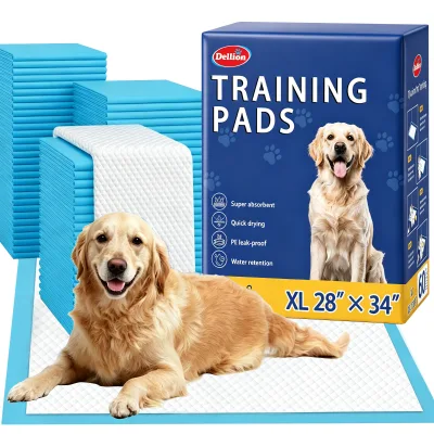 2026 Customized 30*36 Cheap Pet Care Eco Puppy Diaper Pads Waterproof Dog Cage Mat Pet Flooring Foot Pad Training Wee Wee Pads