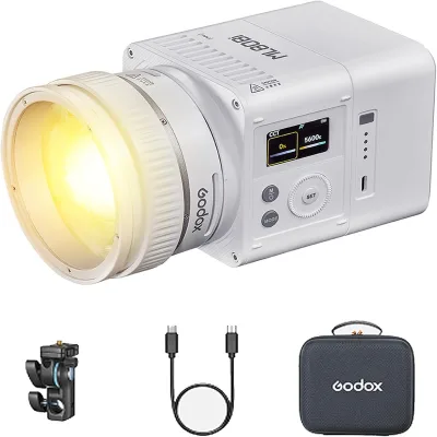 Godox ML80Bi ML150Bi 80W 150W Bi-Color LED Video Lighting NFC DMX Function 50-1000V DC Outdoor Photography Fill Light