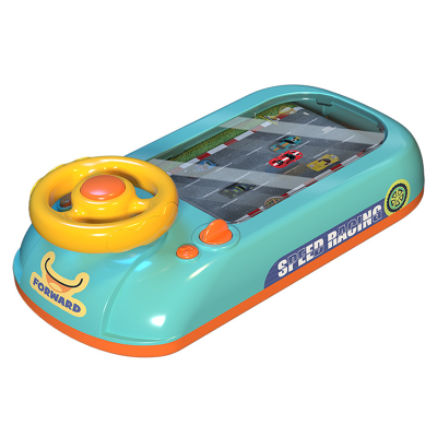 Hot Selling Educational Children's Racing Adventure Game Machine Puzzle Simulation Steering Wheel Car Game for Kids