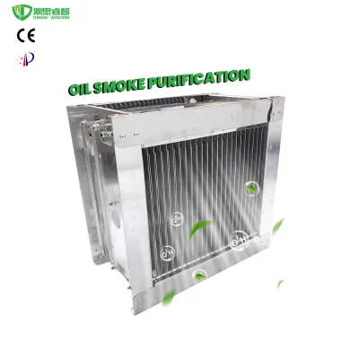 Industrial ESP Electrostatic Smoke Filter Air Purifier with 98% Efficiency for Commercial Kitchen & Coffee Roaster Use