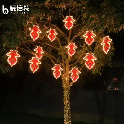 Spring Festival New Year's Day LED Light-up Kite Decorative Lamp Outdoor Waterproof Scenic Area Park Street Lighting Lights