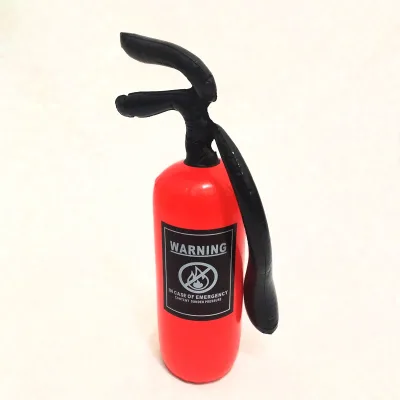 Factory Customized PVC Kids Inflatable Fire Extinguisher Toys Inflatable Blow up Party Decoration Fancy Dress Accessory