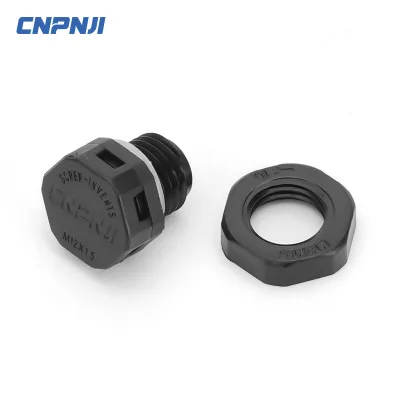 High Temperature Resistant IP68  PG7 Waterproof Plastic PTFE Air Pressure Relief Valve