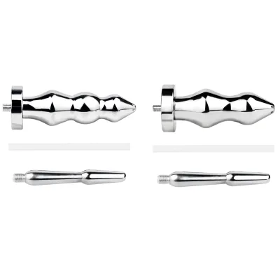 Penis Plug Stainless Steel Catheters Urethral Dilators Hollow Urethral Sound Male Masturbator Penis Inserts Chastity Sex Toys
