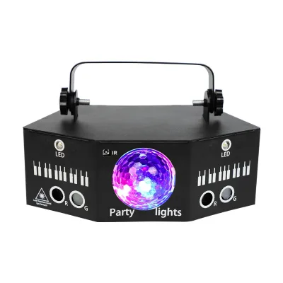 For KTV Ambient Lights Rotating Stage Lighting Colorful Strobe Lights Laser Beams Magic Ball Lights Universal Voltage