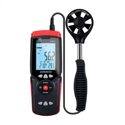 GT8907/GT8913 Wireless Digital LCD Display Handheld Air Flow Speed Meter App Controlled Wind Instrument for Speed Measurements