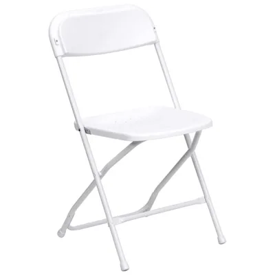 Durable 300LB Capacity Steel Frame Folding Chair Lightweight Metal Design for Special Events Parties Conferences Bedrooms