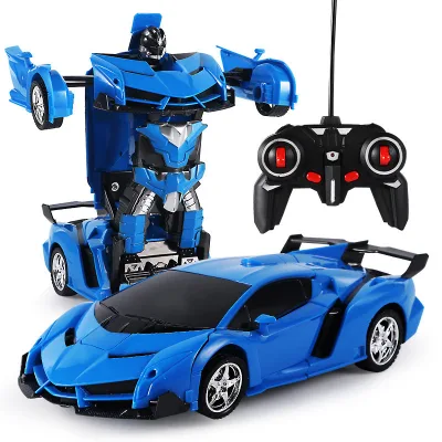 Remote Control Boy Car Toy Smooth Deformation Mode 360 Remote Control 27 MHz Remote Control Robot Car
