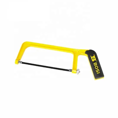 Mini Industrial Grade Steel Hacksaw Frame with Fixed Blade 150mm Easy Use