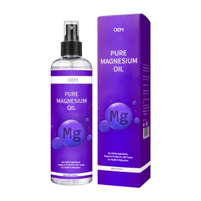 Dr Vanbsy Pure Magnesium Oil Spray Organic Natural Rhizome Topical Nighttime Comfort Sleep Pain Relief Non-Greasy 300ml Feet