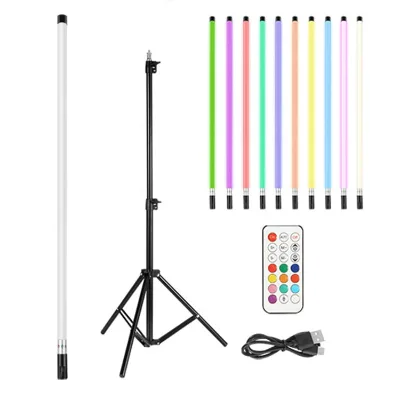 TL-100PRO Newest 360 Photo Video Vogue Enclosure LED Backgrounds RGBW Stand Light for 360 Photo Booth