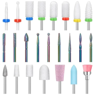 High Quality Nail Bit Pedicure Manicure Tools Sharp E File Volcano Tungsten Carbide Nail Drill Bits
