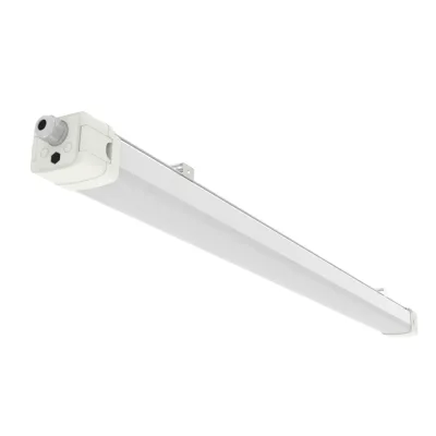 Waterproof IP66 IK08 LED Shop Light 1500mm Sidewall Mount Weatherproof Surface Linear Light 54000 Hours Lifespan 3-Year Warranty