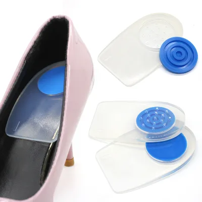Foot Care Heel Protective Pads Gel Heel Cups Heel Sleeve Protector Cushioned Heel Inserts Shoe Lifts