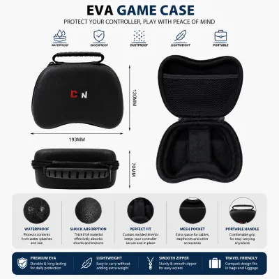 Custom EVA Game Controller Case  Waterproof Shockproof and Portable Storage for Game  Accessories