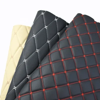 MEETEE SL307 100*70cm 0.7cm Leather Bag Accessories Embroidery Leather Fabric DIY Decoration Material for Clothes