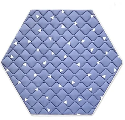 Baby Play Fence Hexagon Baby Toddler Fence Crawling Mat Kids Playpens Home Indoor Playground 100% Cotton Mat