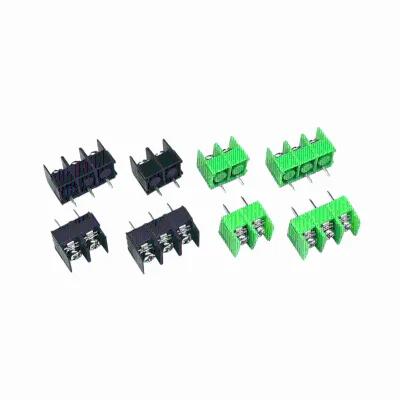 KF7.62MM-2P/3P/4P Fence Type Terminal Block Can Be Assembled with Green and Black PCB Connector Connectors