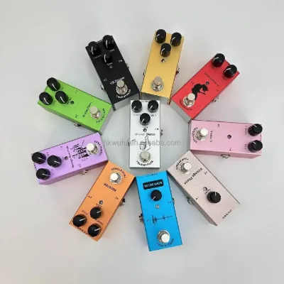 Guitar pedal Bass and Effects Pedals Vintage Overdrive Crunch Distortion Delay Noise Reduction Guitar Effect Foot Pedals 9V DC