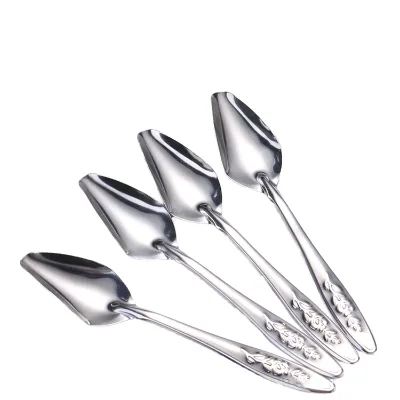 Modern Stainless Steel Feeding Spoon for Baby Parrots and Birds New Animal Feeders