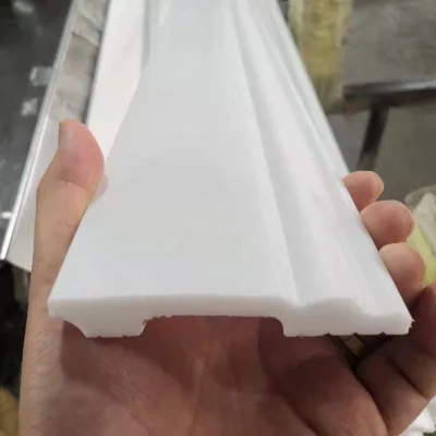 White Skirting Baseboard for Floor White Color Saudi Arabia