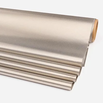 Premium Conductive Fabric Polyester Plain Weave RFID Signal Management Textile