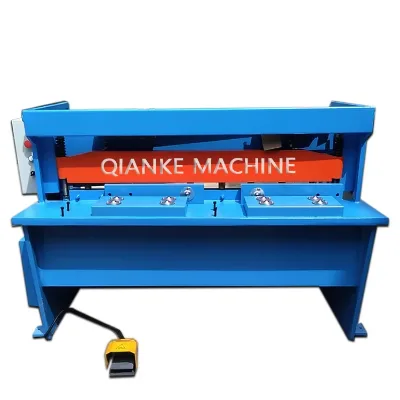3mm*1000mm Semi-automatic Electric Plate Shearing Machine Sheet Metal Cutting New Condition Motor Gear Pump PLC Core Components