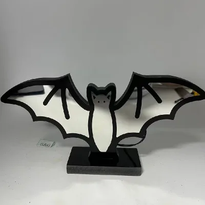 New Design Luminous Signs Bat Shaped LED Infinity Mirror Bat Halloween Infinity Light Mirror LED Lights