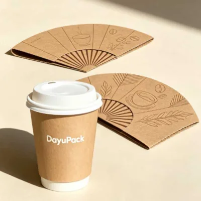 Factory Direct Sale of Disposable White Thickened Paper Cups with Custom Logo PE Coating for Coffee Tea Beverage