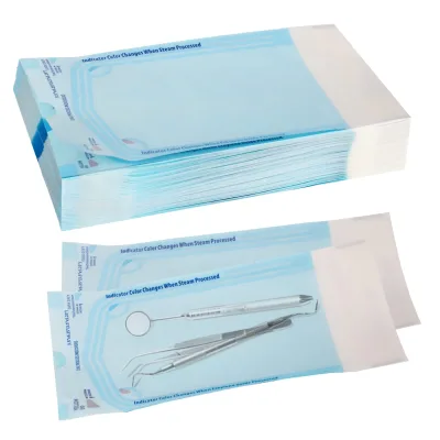 305X430mm or Customized Size Single Use Medical Sterilizing Pouches / Sterilization Pouch