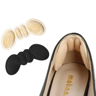 Women's Foam Heel Patch Anti-Drop Anti-Wear Sticker for High Heels-Pain Relief Soft & Comfortable 2mm Thickness