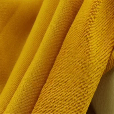2025 Wholesale French Terry Fabric Baby Denim Fabric 500 Gsm French Terry Fabric Logo for Clothing