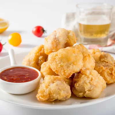 Korean Fried Chicken Crispy Breaded Hot Spicy Chicken Nuggets