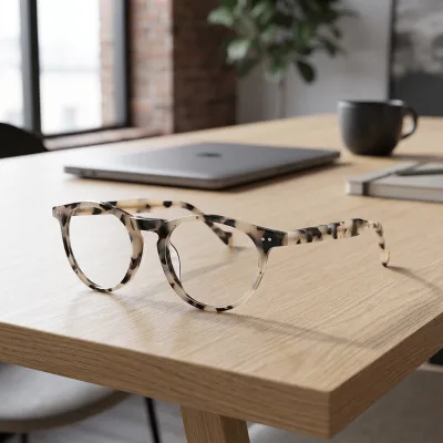 Wenzhou Factory Acetate Optical Frame Handmade High-end Crafts Dongtian XB2126 Acetate and Metal Frames Bold Color Eyeglass