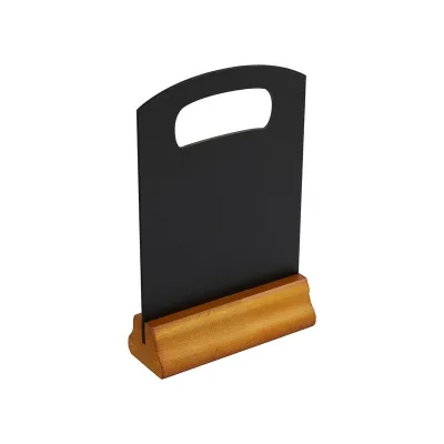 A4 A5 A6 Available Wooden Card Base Desk Business Card Display Stand Wooden Menu Holder Wooden Holder for Acrylic