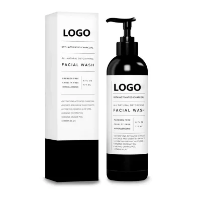 OEM Natural Acne Remover Clean and Clear Activated Control Oil Facial Cleanser Charcoal Face Wash