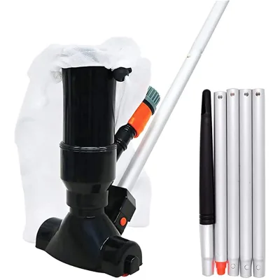 Pool Vacuum Cleaner with Pond Fountain Brush Portable Cleaning Suction Head Without Electrical Kit