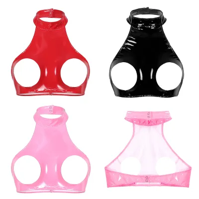 Plus Size Women Sexy Cut Out Bras High Quality Fashion Crop Tank Tops Party Club Evening Manufacturer Bras