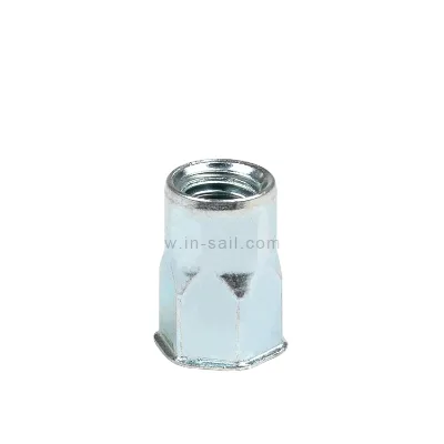 Hexagon Head Through Hole Half Thread Blind Hole Rivet Nuts Fasteners for Sheet Metal