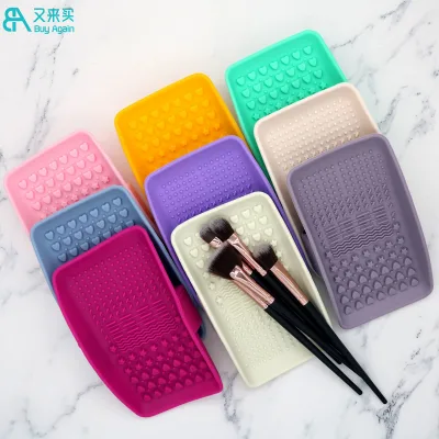 Buy Again Wholesale Silicone Makeup Make up Brush Tools Cleaner Silicone Makeup Brush Cleaner Cleaning Glove