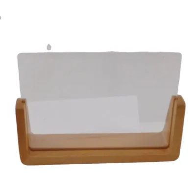 Custom Handmade Wooden Menu Holder