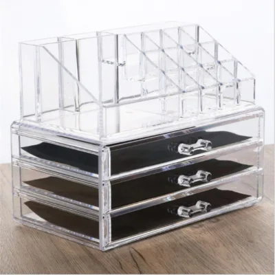 DOOSO Multifunction Plastic Box Desktop Organization and Storage Drawer Cosmetic Organizer