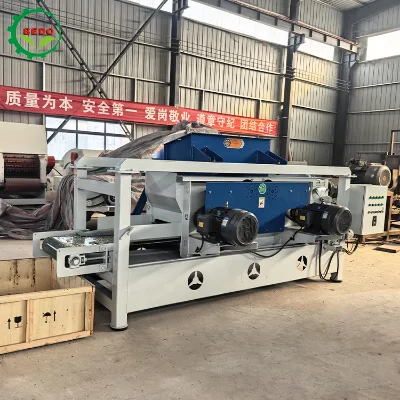 Complete Wood Shavings Production Line Wood Crusher + Shaving Machine + Sawdust Shaver + Baler for Sale