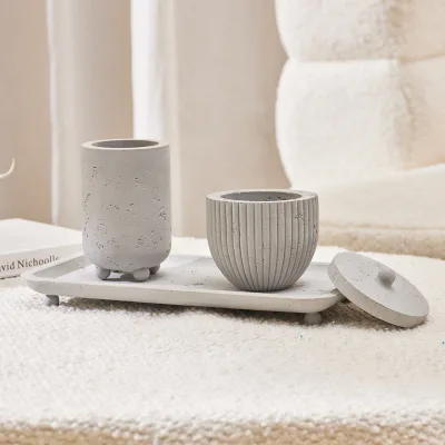 High End Incense Burner Art Deco Design Handmade Cement Shape Home Decoration Desktop Decor Status Home Accessory for Living
