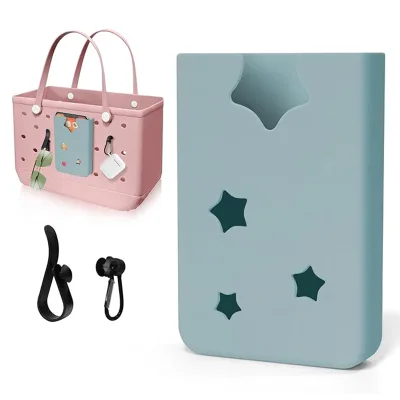 Waterproof Silicone Mobile Phone Storage Bag EVA Insert Bags for Beach Tote and Summer Travel
