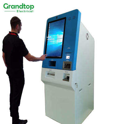 Hot Selling Factory Custom Touch Screen Foreign Currency Exchange Kiosk Atm Machine With Exchange Rate Display Board
