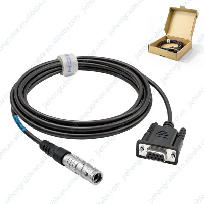 Sokki RTK GNSS Receiver to Computer Cable 40300036 Cable 10 Pin and DB-9 Pin