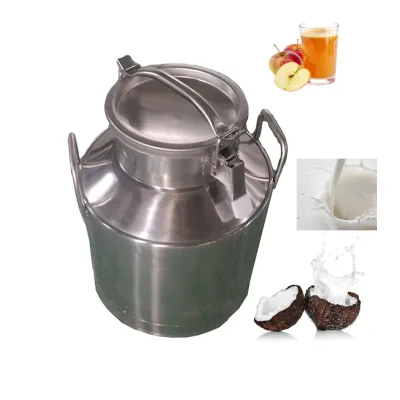 Manufacturers Suppliers Custom Design Transport Buckets Stainless Steel Tea Insulation Milk Buckets with Lids