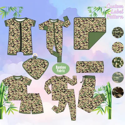 Customizable Children's Bamboo Pajamas Soft Sleepwear Set CPC REACH Certified Low MOQ