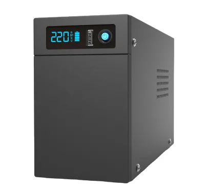 Line Interactive Simulated Sine Wave Smart UPS with USB Charger with Lithium Battery for Home Appliances 650VA 800VA 1200VA